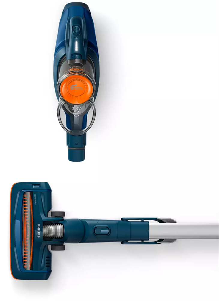 Philips FC6724/01 SpeedPro 21,6V kék vezeték nélküli álló- és kézi porszívó