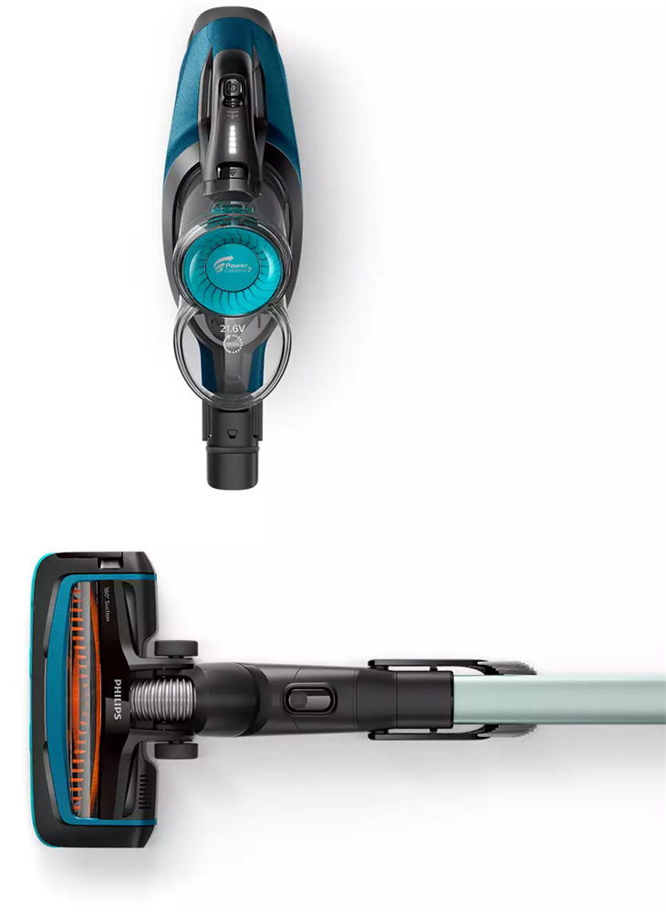 Philips FC6728/01 Series 5000 SpeedPro Aqua 21,6V kék-fekete vezeték nélküli porszívó- és felmosó