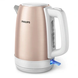 Philips HD9350/96 Viva Collection 1,7L-es rózsaarany-fehér vízforraló