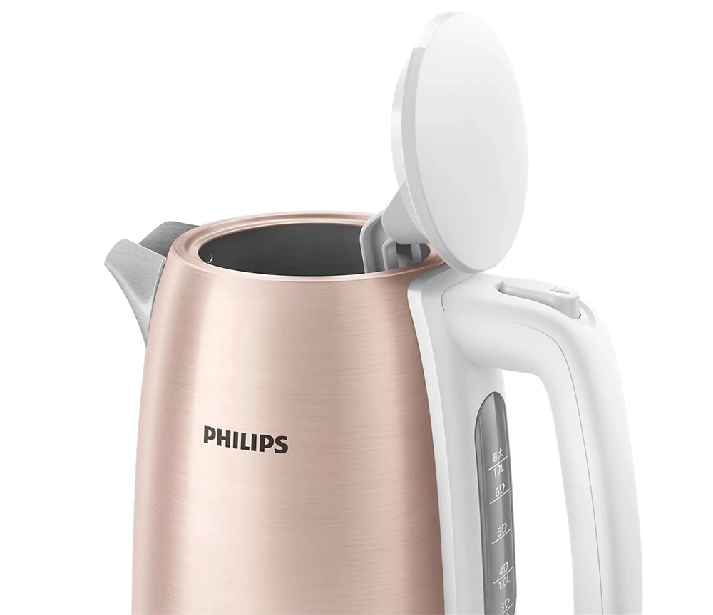 Philips HD9350/96 Viva Collection 1,7L-es rózsaarany-fehér vízforraló