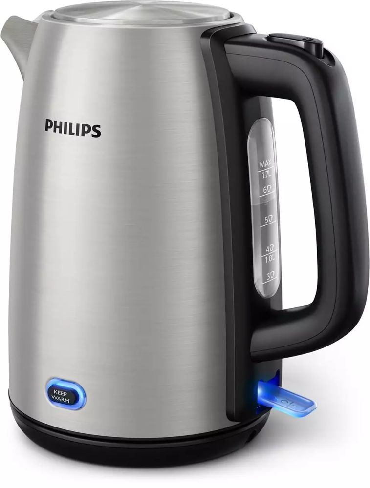 Philips HD9353/90 Viva Collection 1,7L-es rozsdamentes acél vízforraló