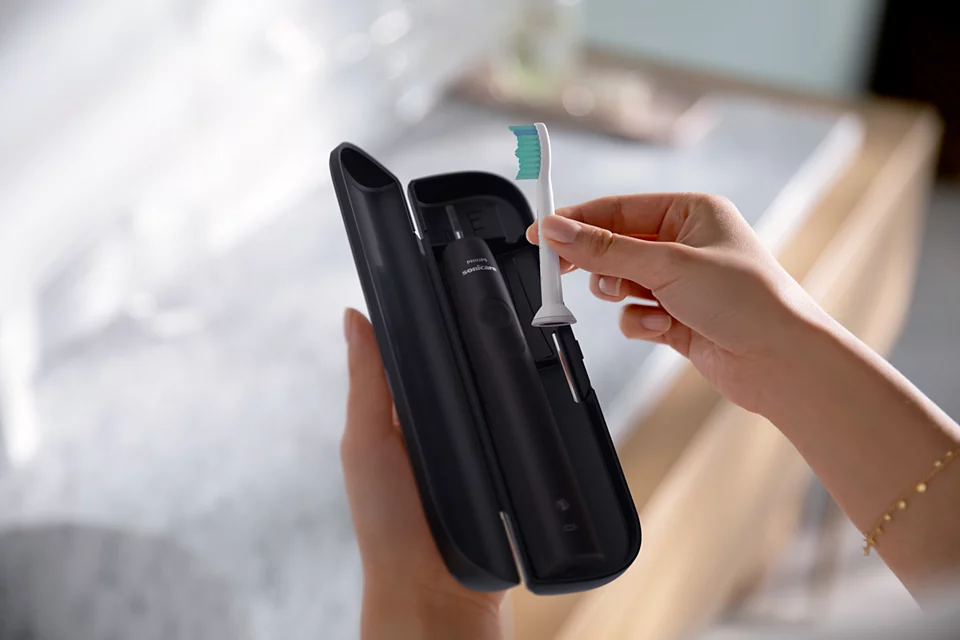 Philips HX3671/14 Sonicare S3100 fekete elektromos fogkefe