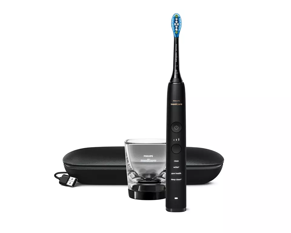 Philips HX9911/09 fekete szónikus elektromos fogkefe