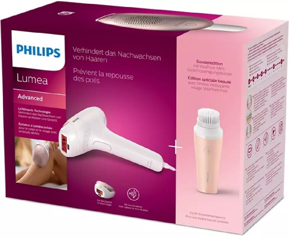 Philips Lumea Advanced BRI922/00 villanófényes szőrtelenítő VisaPure Mini arctisztító kefével