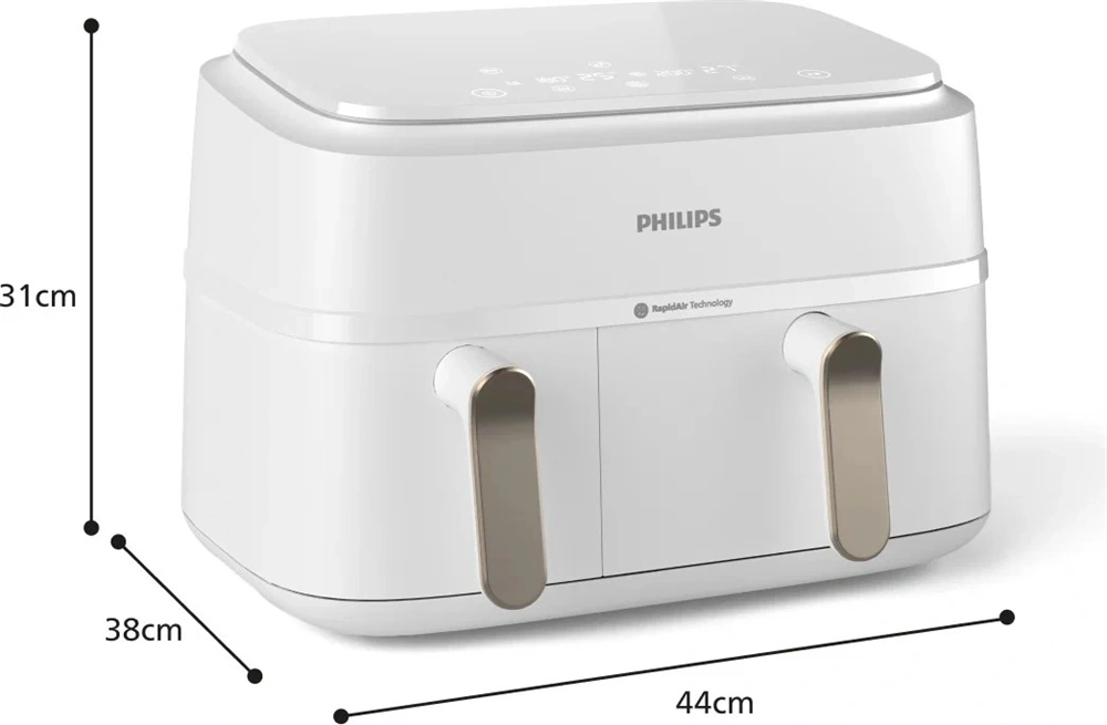 Philips NA353/10 3000 Series Dupla kosaras forrólevegős sütő