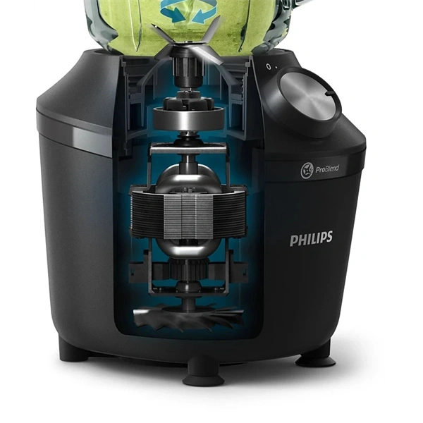 Philips Series 3000 HR2291/01 1,25L fekete turmixgép