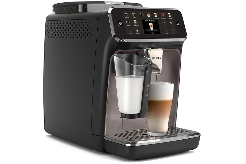 Philips Series 5500 LatteGo EP5549/70 fekete tejhabosítóval automata kávéfőző