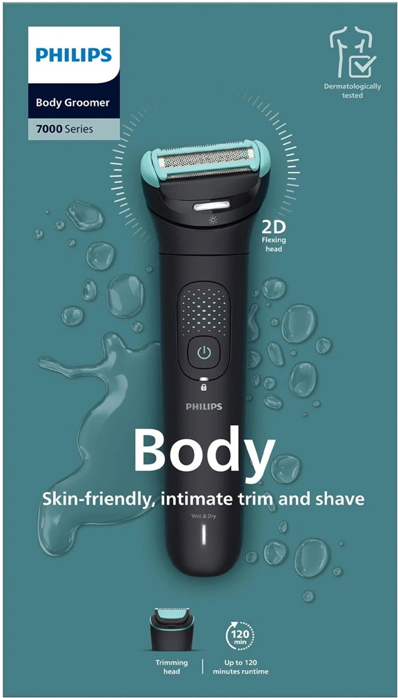 Philips Series 7000 BG7470/15 fekete testszőrtelenítő