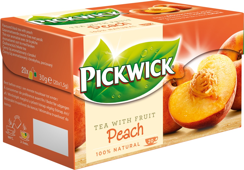 Pickwick FFL 20x1,5g őszibarackízű tea