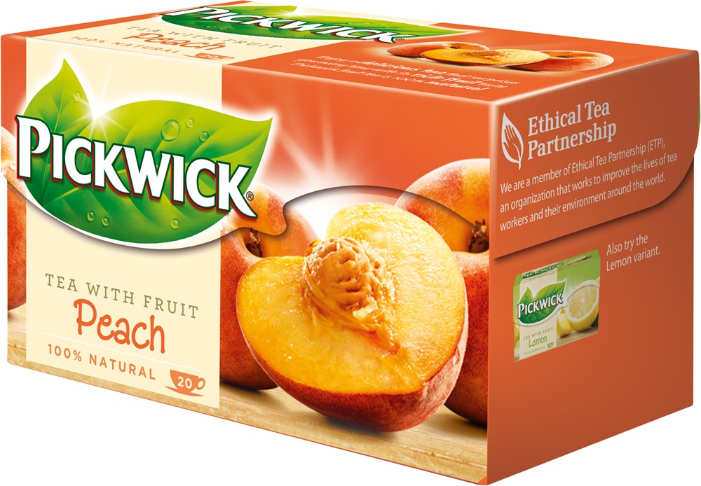 Pickwick FFL 20x1,5g őszibarackízű tea