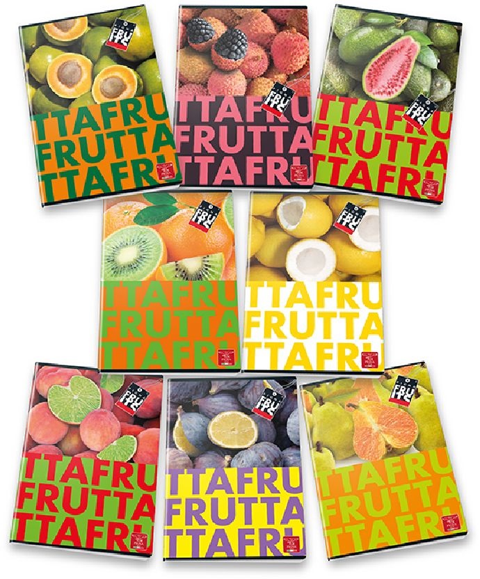 Pigna Fruits A4 tűzött 42lapos sima füzet