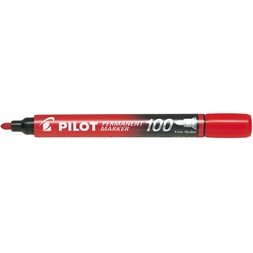 Pilot 100 gömb hegyű piros alkoholos filc