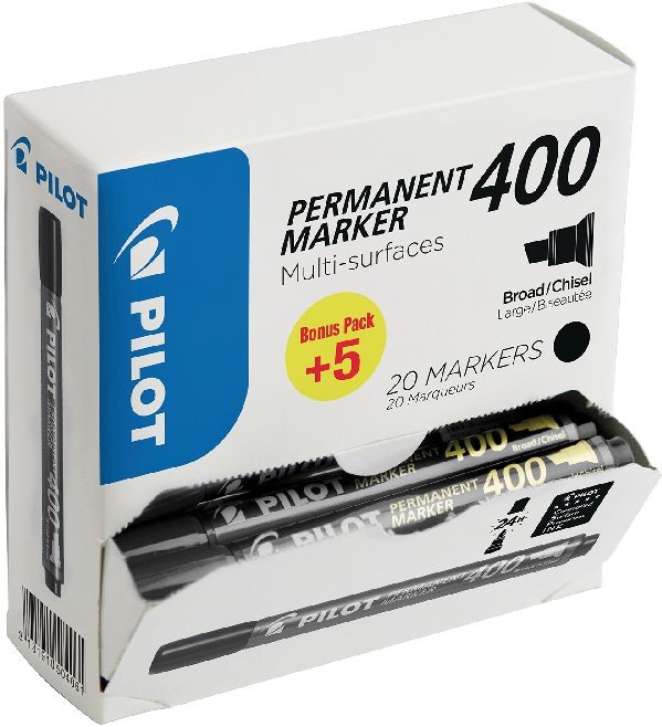 Pilot BT 400 20 db/csomag fekete permanent marker