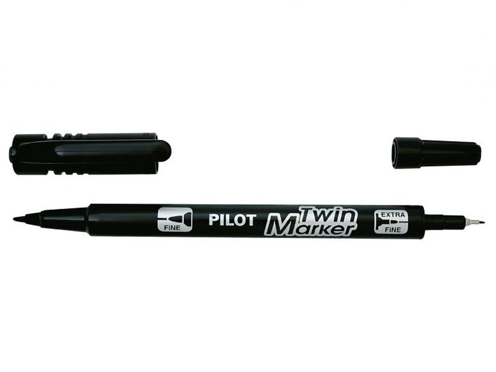 Pilot BeGreen Twin fekete marker
