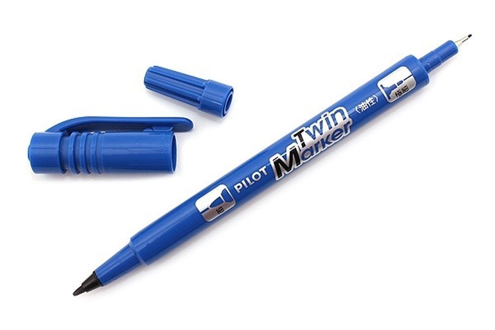 Pilot BeGreen Twin kék marker