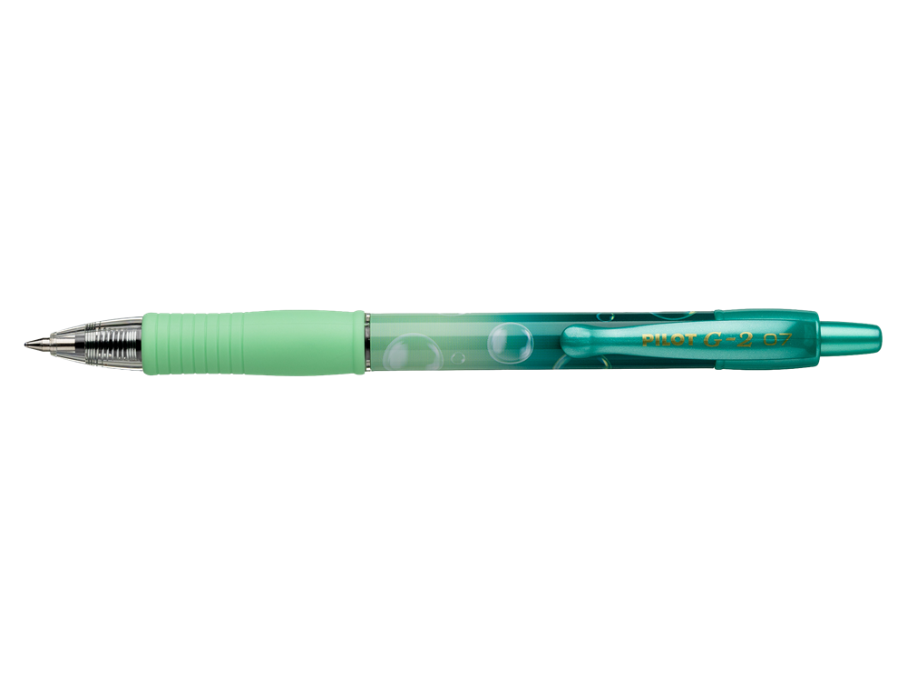 Pilot Bubble G2 2025 0,7 mm zöld rollerirón kék tintával