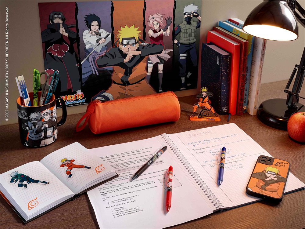 Pilot FriXion Clicker 0,7 NARUTO SHIPPUDEN Limitált kiadás fekete rollerirón