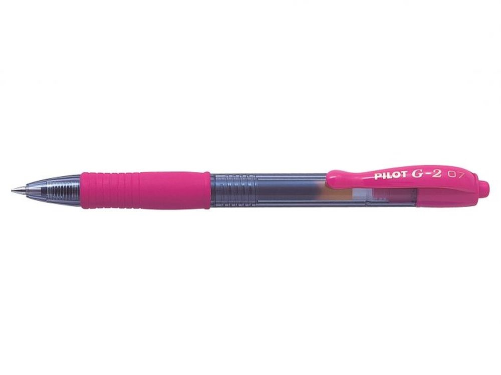 Pilot G2 0,7mm zselés rózsaszín rollerirón
