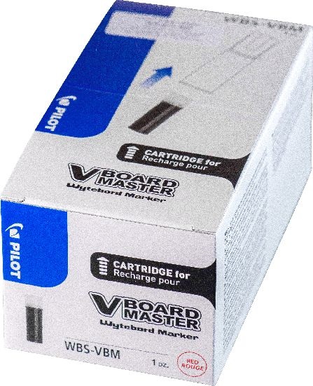 Pilot BeGreen V-Board Master 12 db/csomag piros táblamarker betét