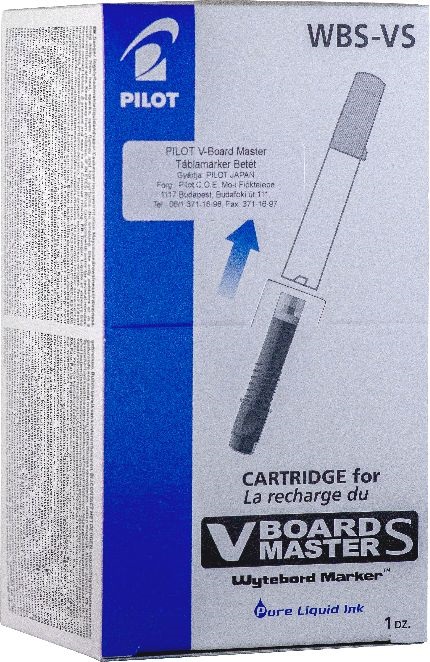 Pilot BeGreen V-Board Master S 12 db/csomag kék táblamarker betét