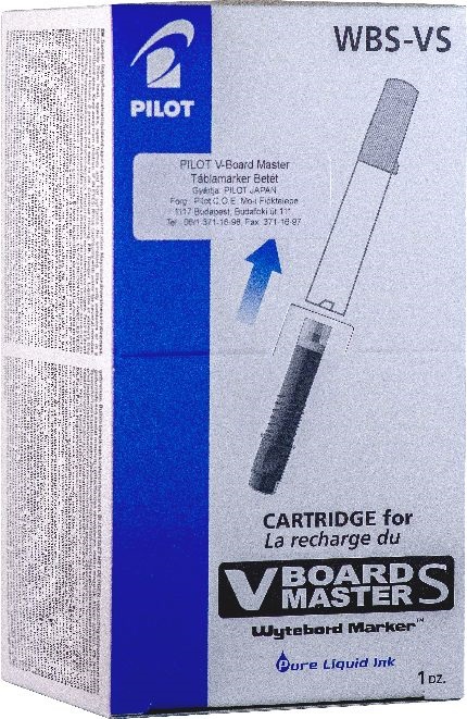 Pilot BeGreen V-Board Master S 12 db/csomag piros táblamarker betét