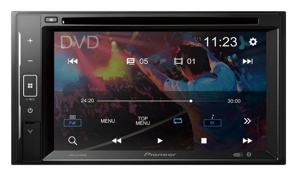 Pioneer AVH-A240DAB multimédiás autóhifi fejegység