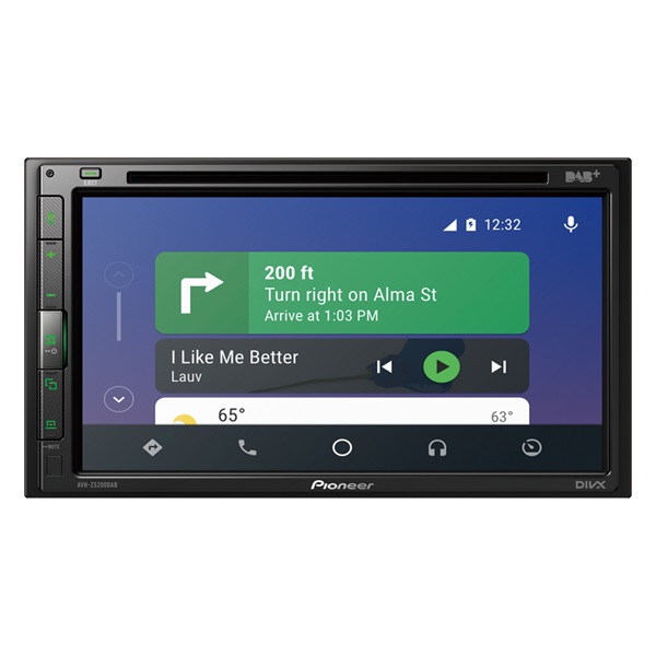 Pioneer AVH-Z5200DAB 7" LCD-s DAB/Bluetooth/Wi-Fi/DVD/USB/AUX autóhifi fejegység