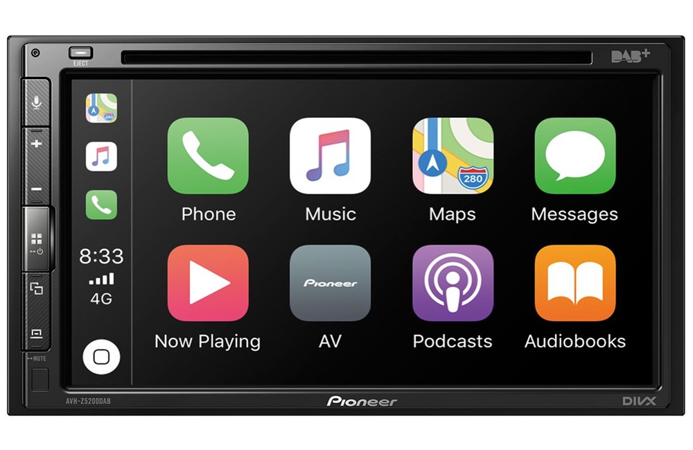 Pioneer AVH-Z5200DAB 7" LCD-s DAB/Bluetooth/Wi-Fi/DVD/USB/AUX autóhifi fejegység