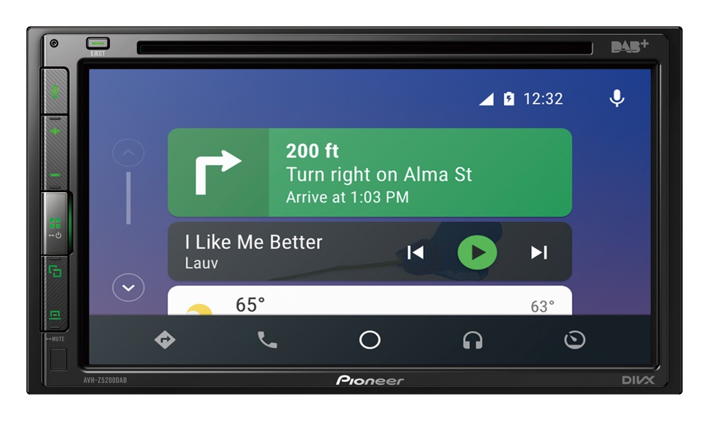 Pioneer AVH-Z5200DAB 7" LCD-s DAB/Bluetooth/Wi-Fi/DVD/USB/AUX autóhifi fejegység
