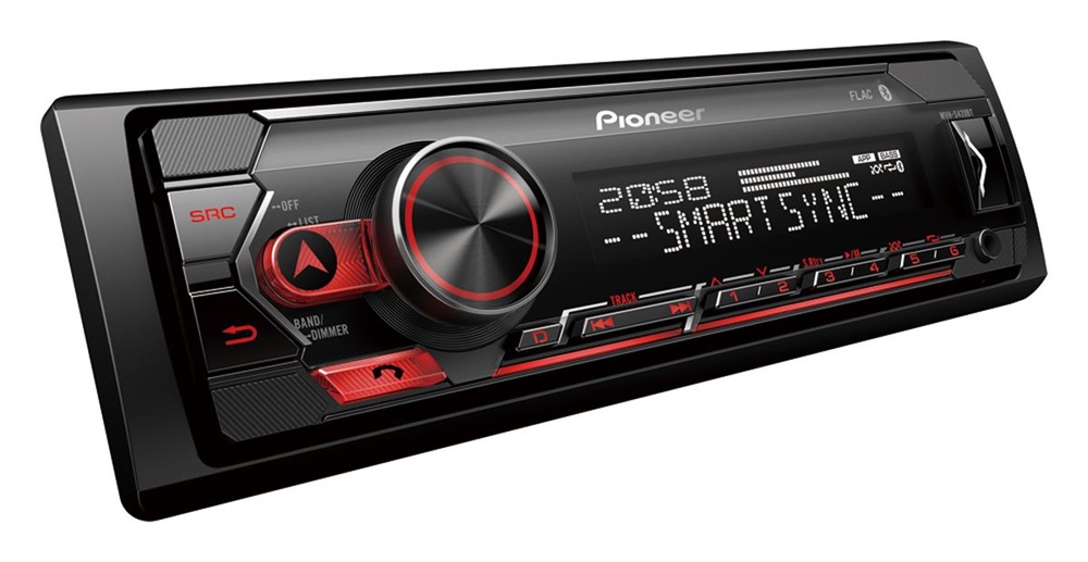 Pioneer MVH-S420BT mechanika nélküli Bluetooth/USB autóhifi fejegység