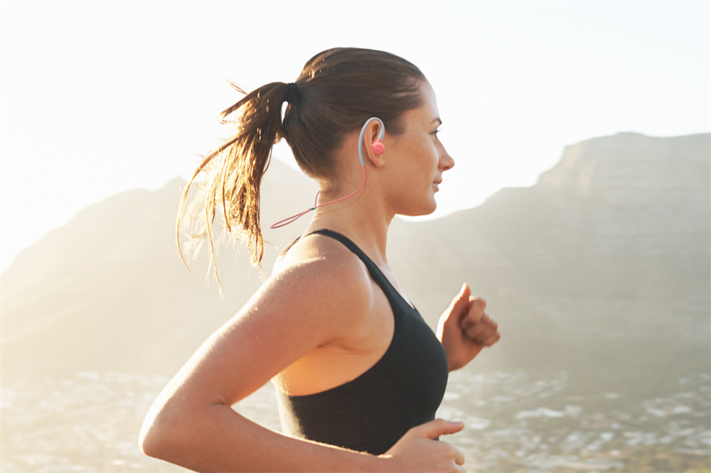 Pioneer SE-E6BT-P Bluetooth rózsaszín sport fülhallgató