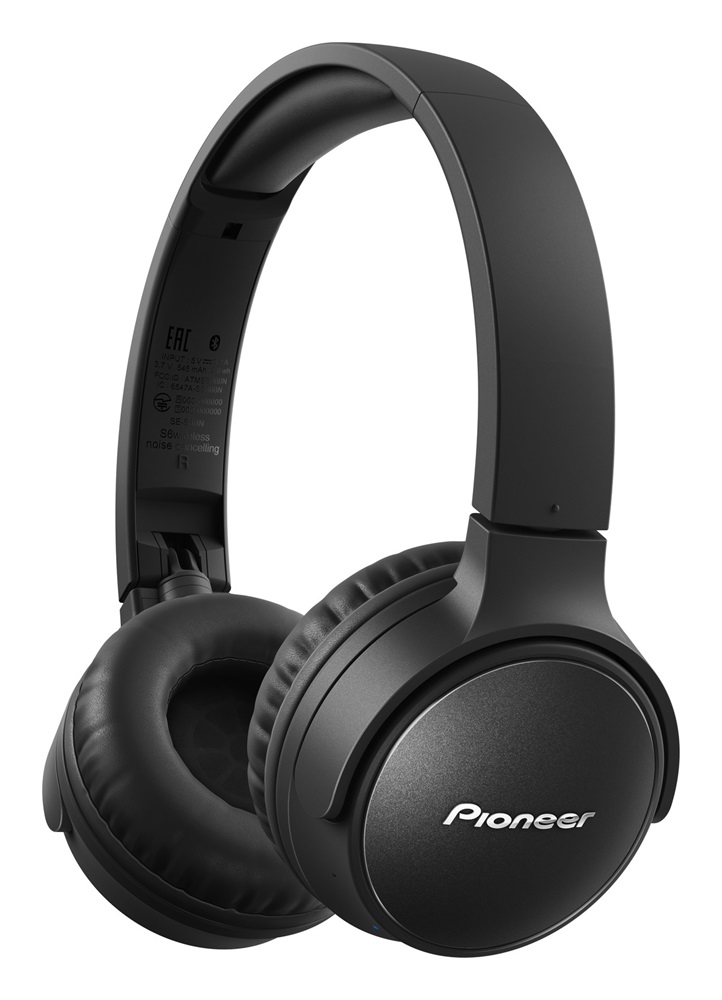 Pioneer SE-S6BN-B Bluetooth zajszűrős fekete fejhallgató