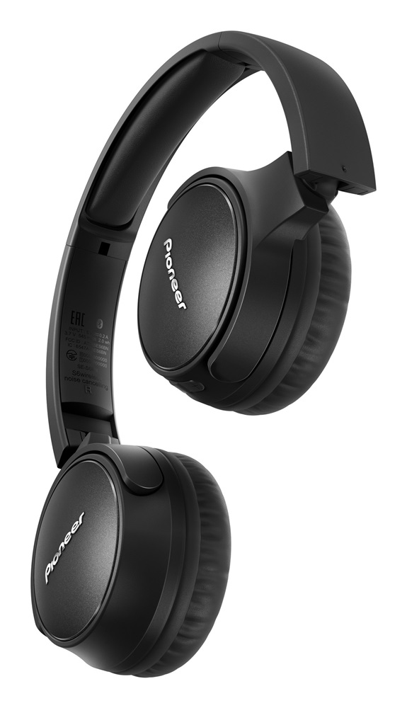 Pioneer SE-S6BN-B Bluetooth zajszűrős fekete fejhallgató