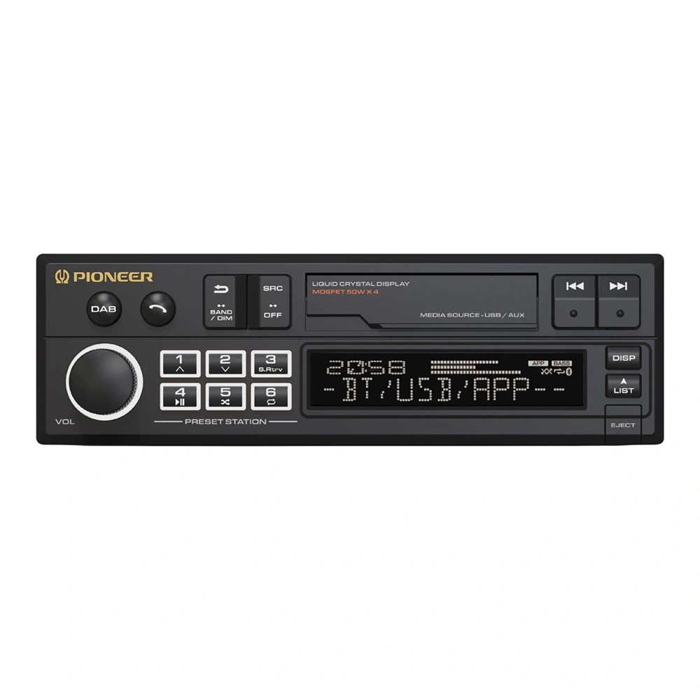 Pioneer SXT-C10PS DAB+/Bluetooth/USB/AUX retro autóhifi fejegység