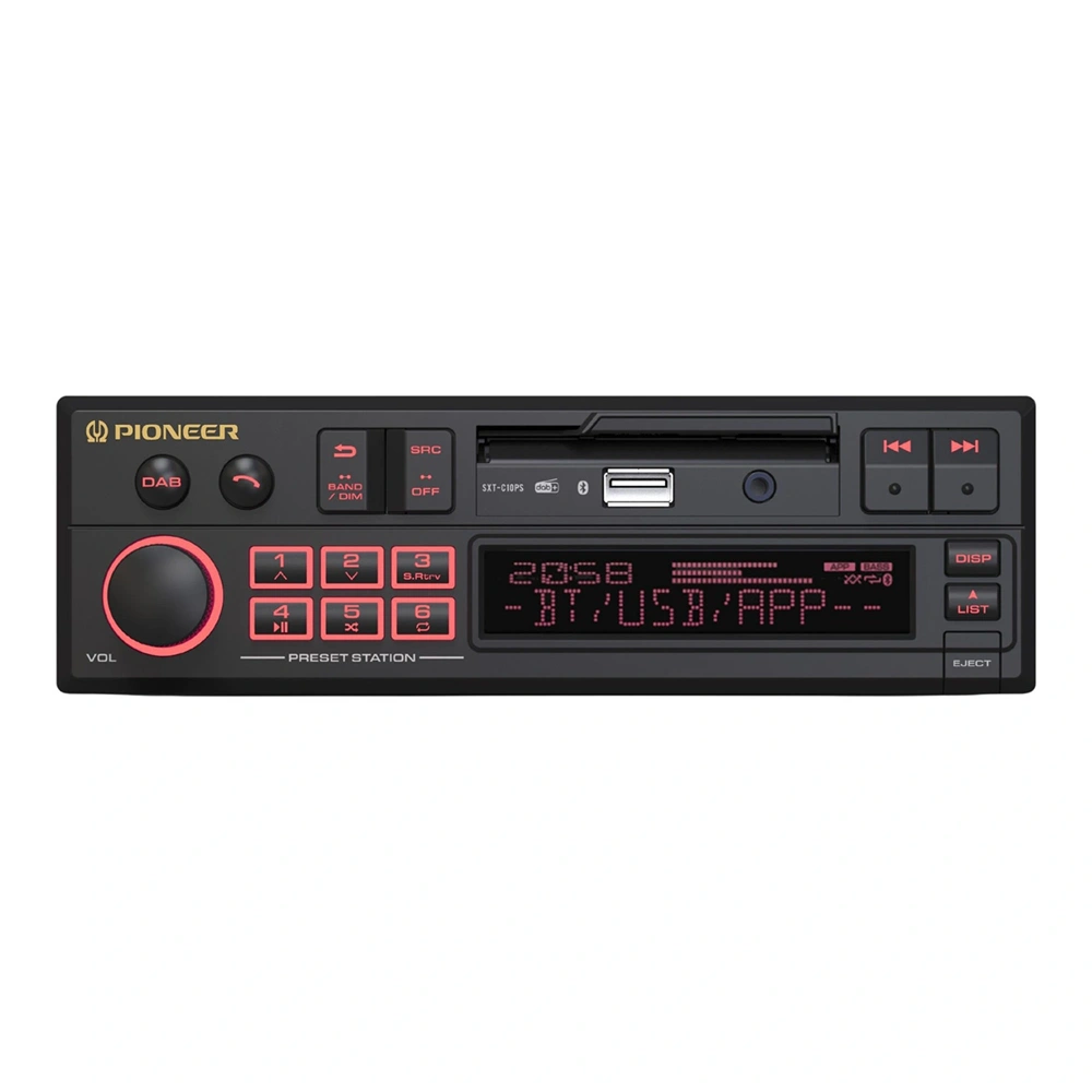 Pioneer SXT-C10PS DAB+/Bluetooth/USB/AUX retro autóhifi fejegység