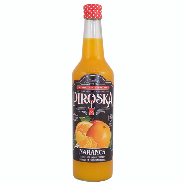 Piroska 0,7 L 50% DRS többutas visszaváltási díjas narancs szörp