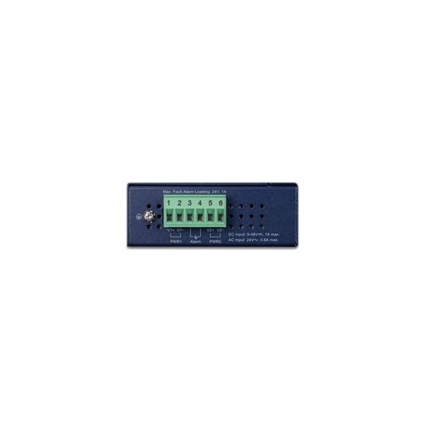 Planet IGS-4215-4T2S DIN sínre szerelhető 4x GbE LAN 2x SFP port L2 menedzselhető ipari switch