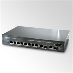 Planet WGSD-1022 10" Rack 8-Port Managed Fast Ethernet switch + 2-Port Gigabit C