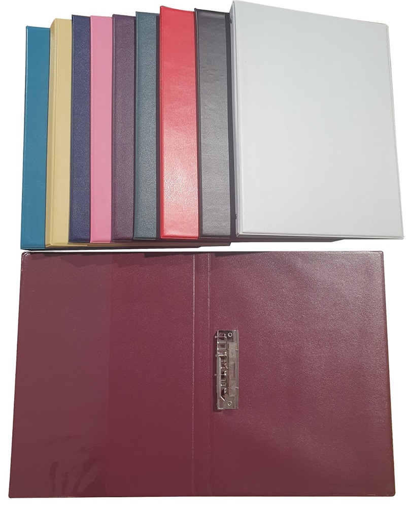 Plastweld PVC A4 fehér villámzáras mappa