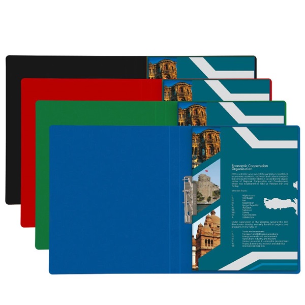 Plastweld A4 PVC piros villámzáras mappa