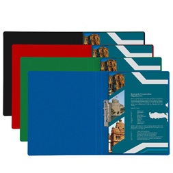 Plastweld A5 PVC kék villámzáras mappa