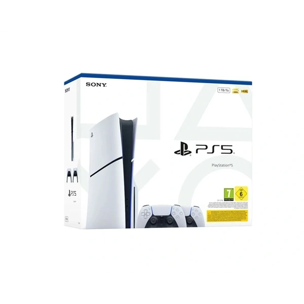 PlayStation®5 1TB lemezes (slim) E-Chassis játékkonzol + 2db DualSense™ vezeték nélküli kontroller