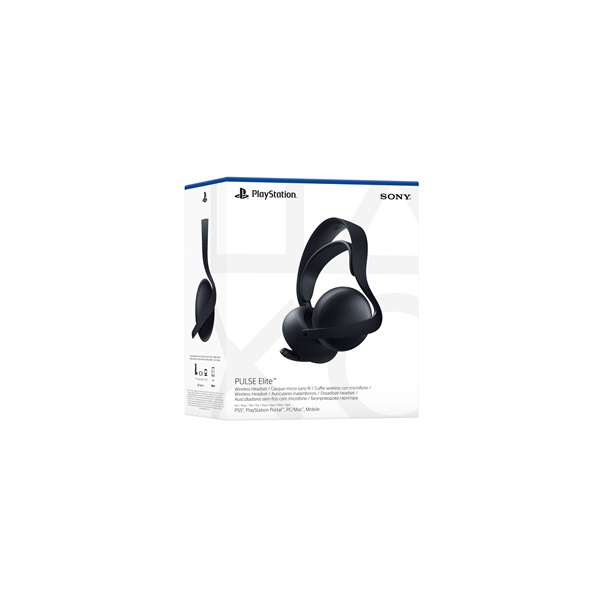 PlayStation®5 PULSE Elite™ Midnight Black vezeték nélküli headset