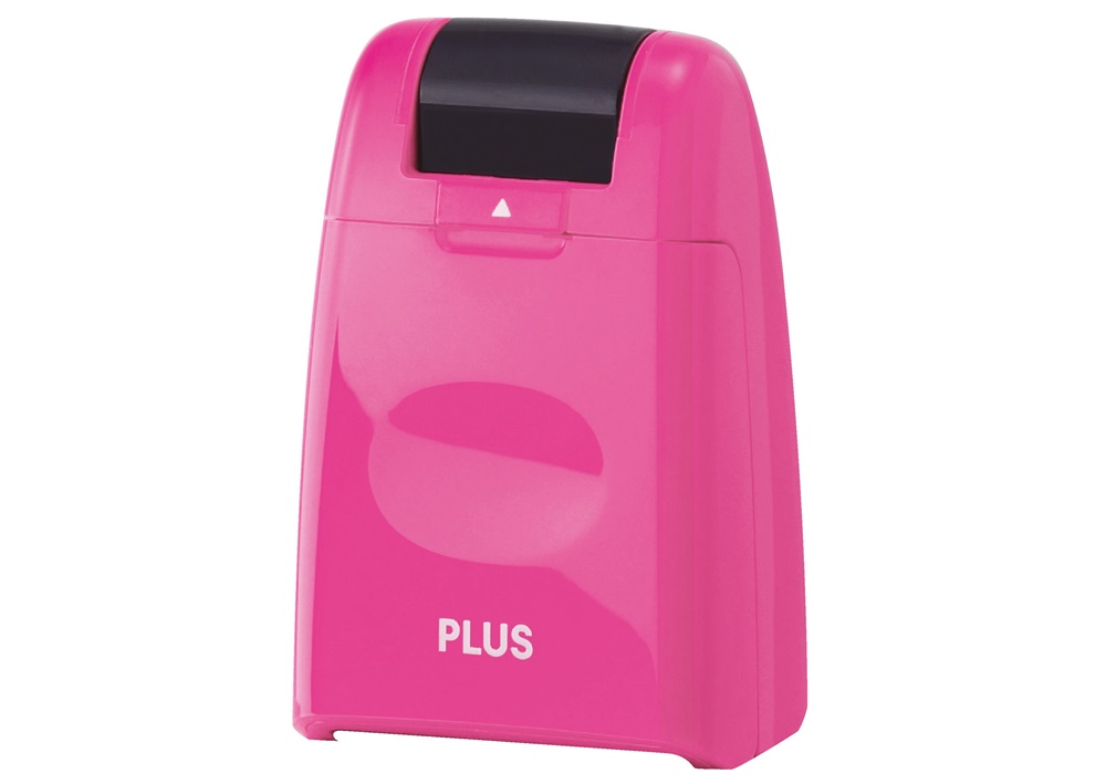 Plus Japan 26mmx50m pink szöveget titkosító adatvédelmi bélyegző