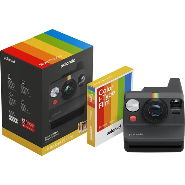 Polaroid NOW G3 instant fekete fényképezőgép+film