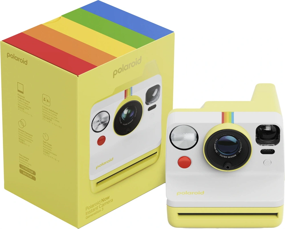 Polaroid NOW G3 instant sárga fényképezőgép