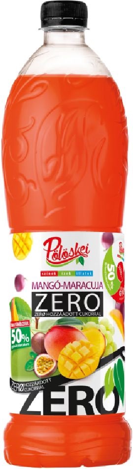 Pölöskei 1 L ZÉRÓ DRS egyutas visszaváltási díjas 50% mangó szörp