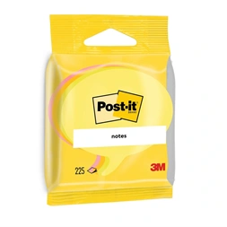 Post-it szövegbuborék alakú öntapadós jegyzettömb 100% PEFC, SGSCH-PEFC-COC-110078