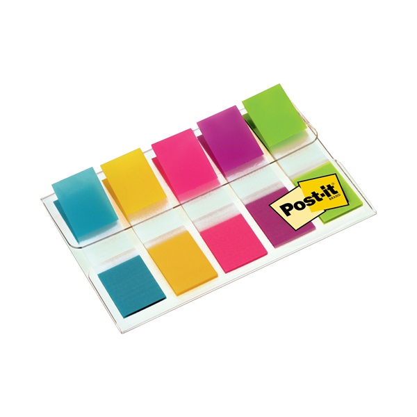 Post-it 12×43mm 5×20lap élénk színű keskeny jelölőcímke