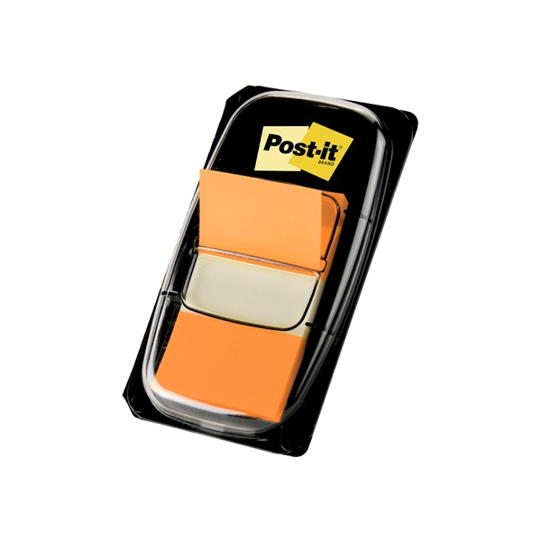 Post-it 680-4 25x43mm öntapadós 50db narancssárga jelölőcímke